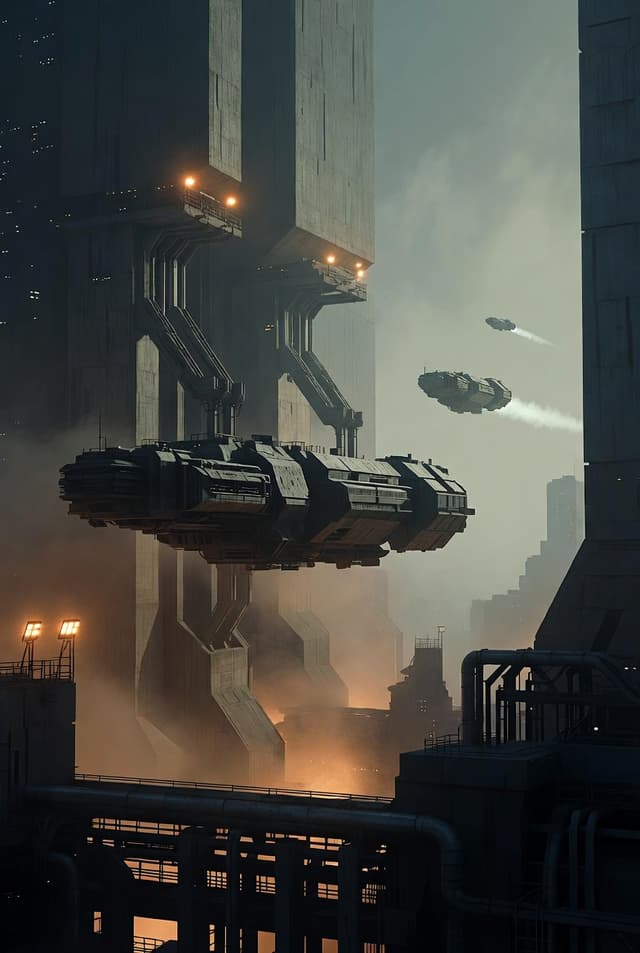 Photorealistic Sci-Fi Cityscape — cover