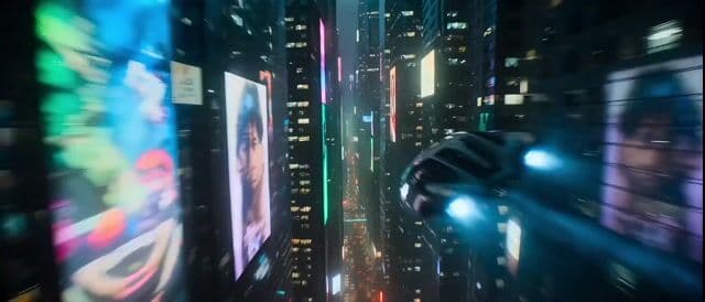 Cyberpunk Anti-Gravity Chase Scene — cover