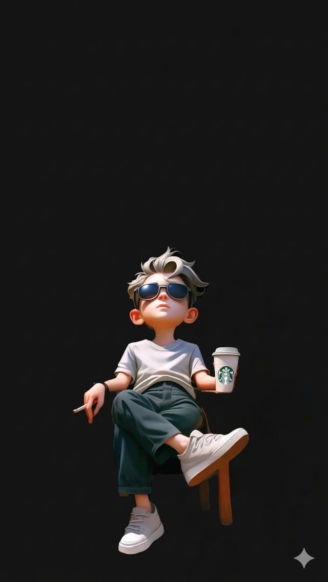 Comic / Storyboard - Pixar Style Cool Boy Illustration — output