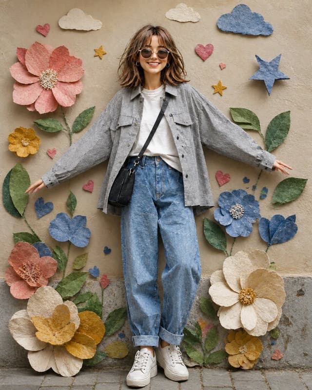 Social Media Post - Handcrafted Paper Collage Portrait — output