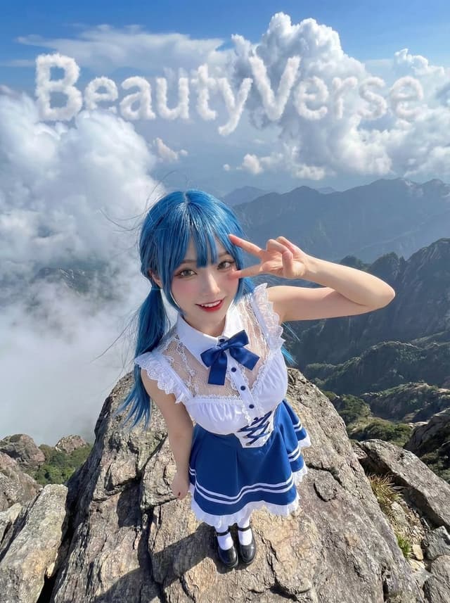 Social Media Post - Bird's-Eye Mountain Summit Portrait — output