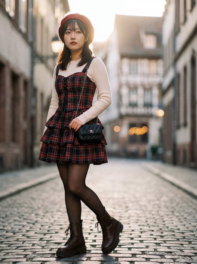 Ultra-Detailed Gothic Lolita Fashion Portrait — output