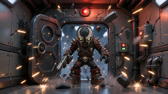 Product Marketing - SD Spawn Sci-Fi Corridor Action Scene — output