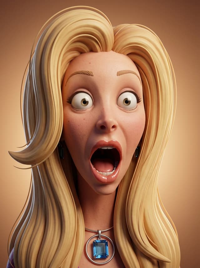 Profile / Avatar - Hyper-Expressive 3D Cartoon Portrait from Photo Reference — output
