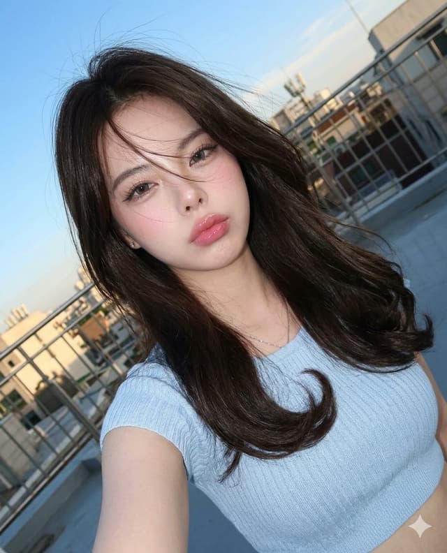 Profile / Avatar - High-Angle Digicam Selfie — output