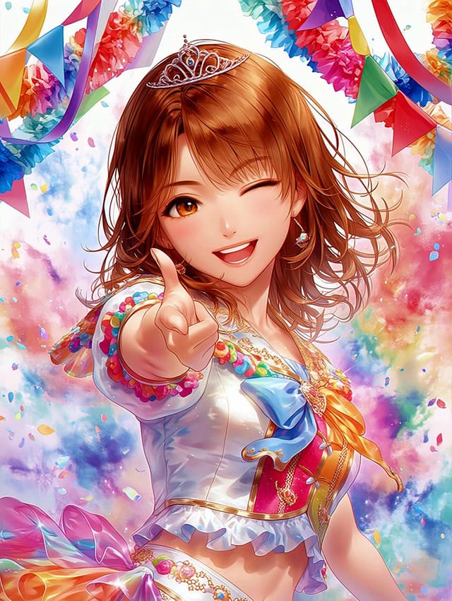 Profile / Avatar - Winking Anime Idol Festival Portrait — output