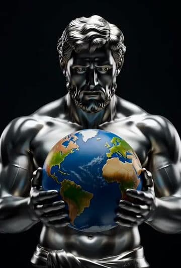Atlas Holding the World in Deep Reflection — cover