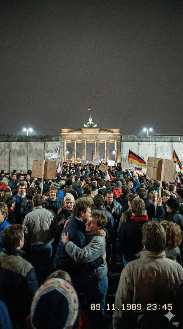 Historical Realism Prompt for Berlin Wall Photo — output
