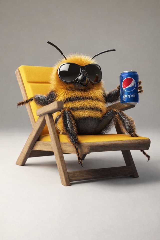 Game Asset - 8K 3D Illustration of Anthropomorphic Bees (Gym and Relaxing) — output
