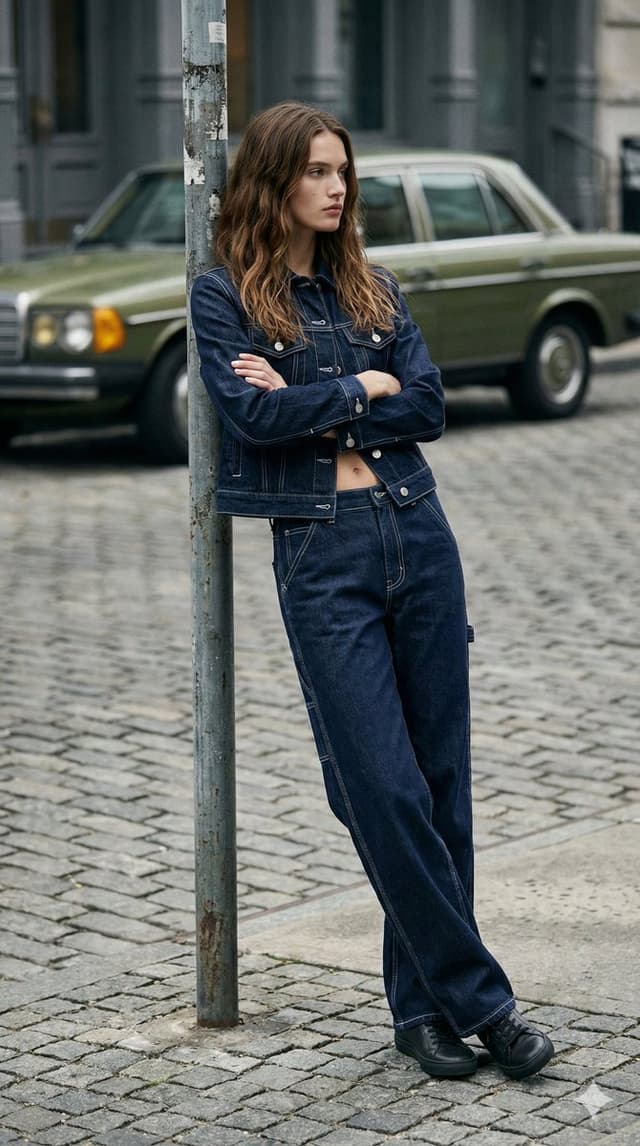 90s Americana Denim Fashion Editorial — output
