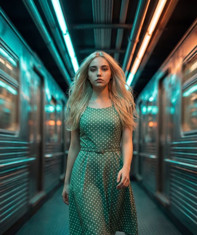 Cinematic Futuristic Tunnel Walk — output