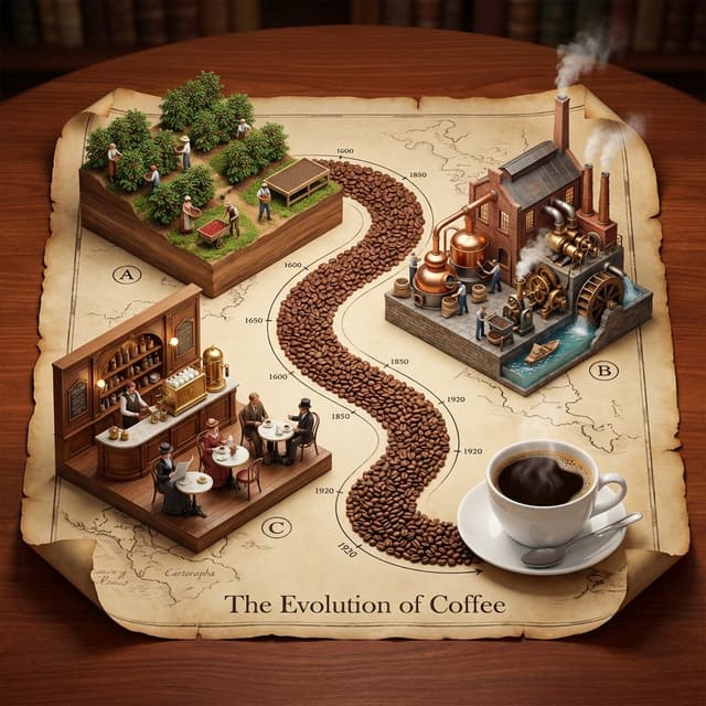 Infographic / Edu Visual - Isometric 3D Diorama of Product Evolution Prompt — output
