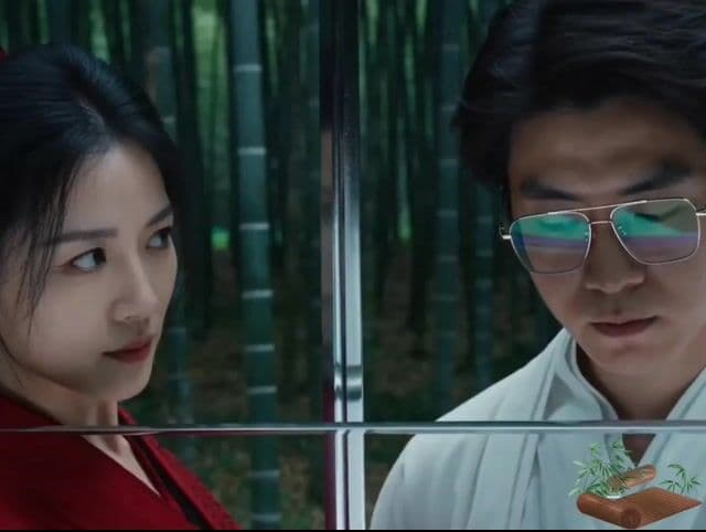 Cinematic Wuxia Duel in a Bamboo Forest — cover
