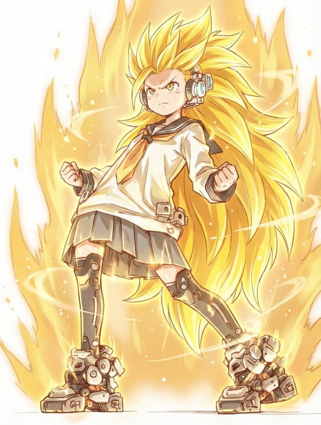 Game Asset - Kamehameha Style Transformation Prompts — output