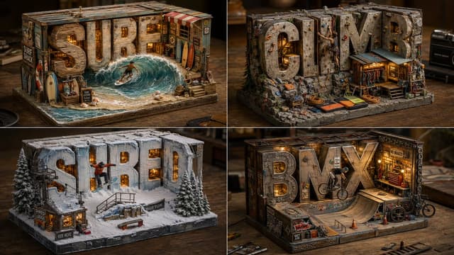 Game Asset - Isometric Diorama Topology Visualization — output