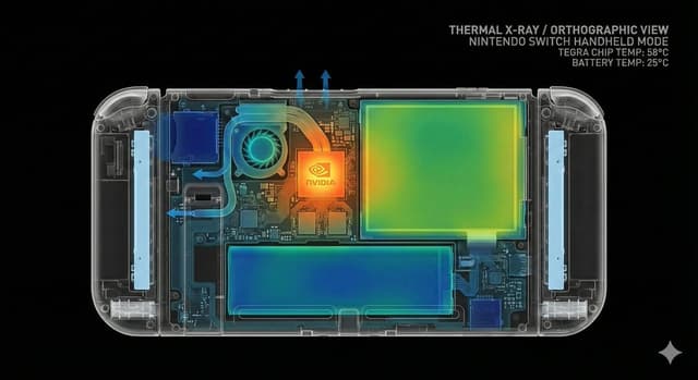 Thermal X-Ray Style Infographic Prompt (Nintendo Switch Example) — output
