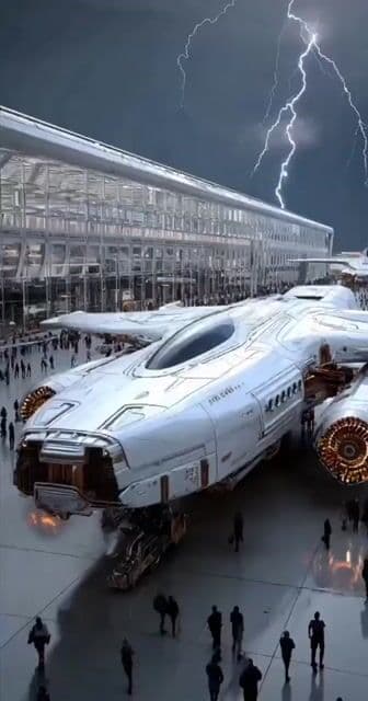 Futuristic Spacecraft Launch — cover