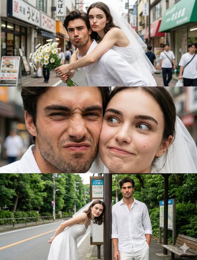 Couple Photo Transformation Prompts (Wedding/Pre-Wedding) — output