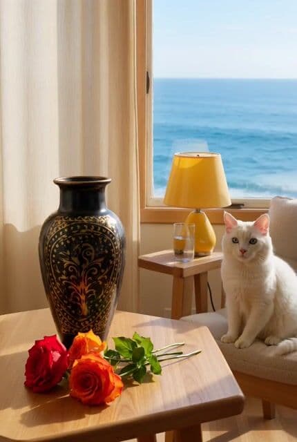Vase and roses still life — cover