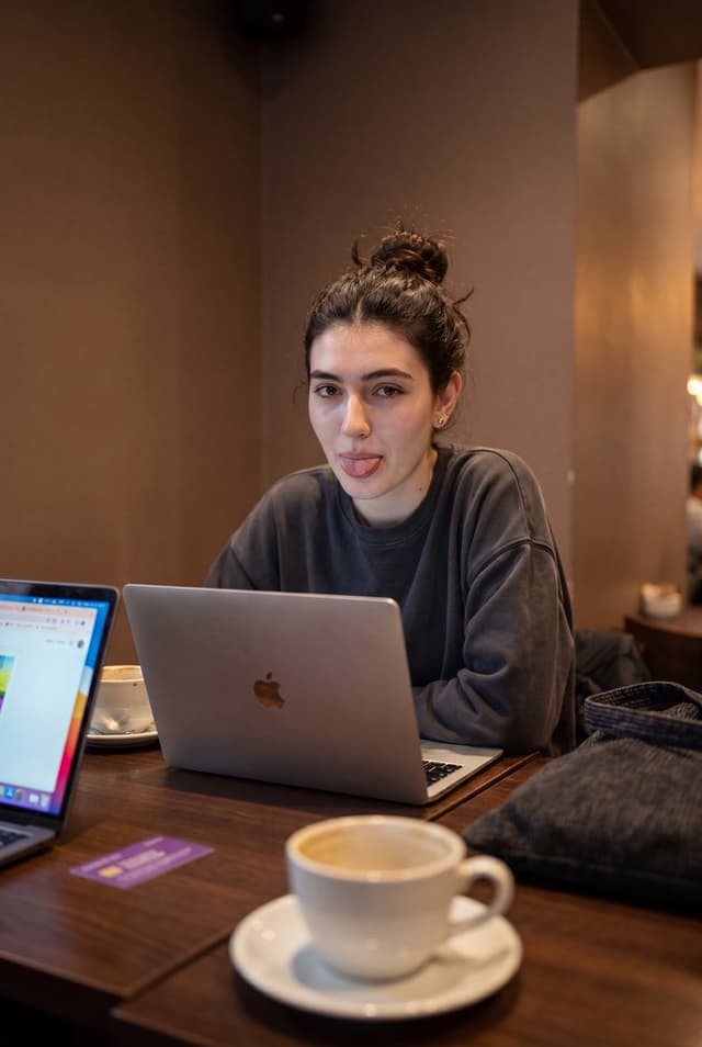 Profile / Avatar - Hyper-Realistic Cozy Café Scene — output