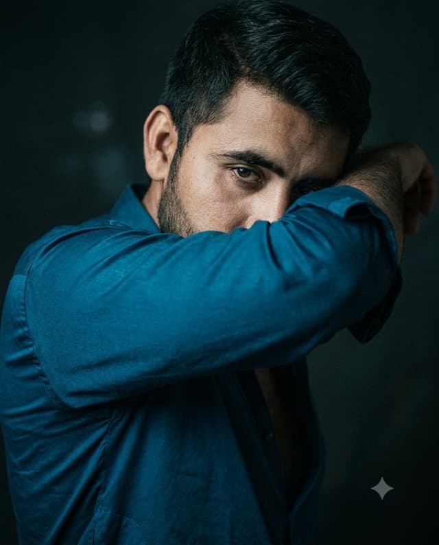 Profile / Avatar - Intense Cinematic Over-the-Shoulder Portrait — output