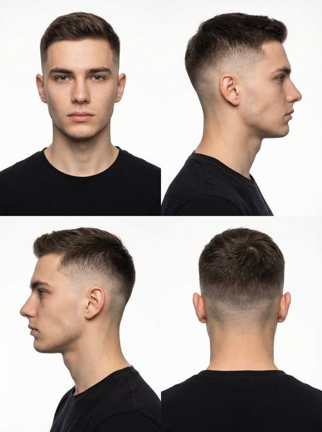 Profile / Avatar - 4-Panel Studio Portrait Grid — output