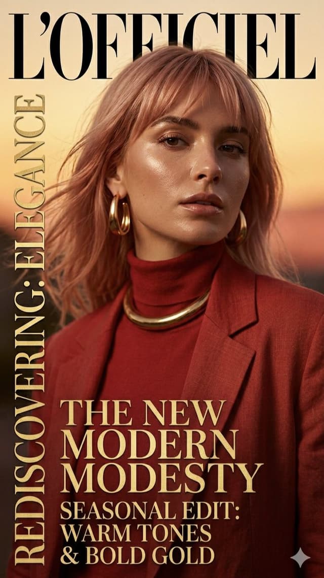 Product Marketing - L'Officiel Magazine Editorial Portrait — output