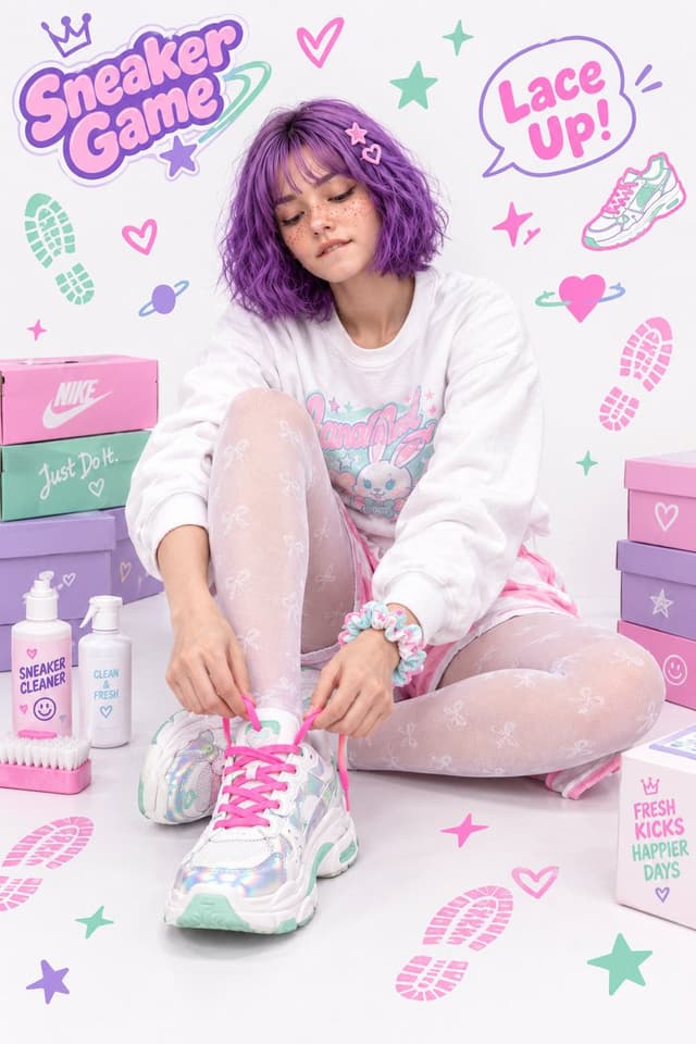 Product Marketing - Y2K Sneaker Editorial Photo — output