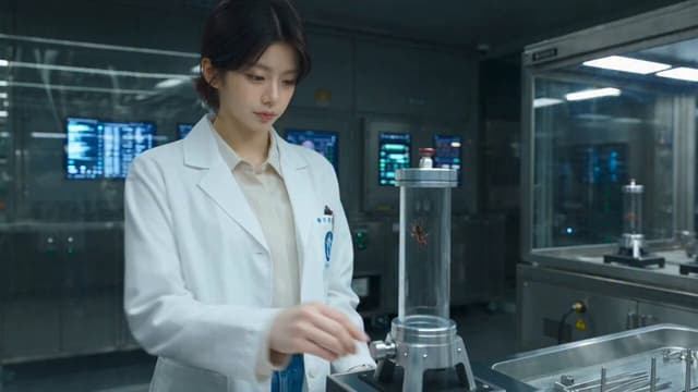 Sci-Fi Horror Lab Experiment Video Prompt