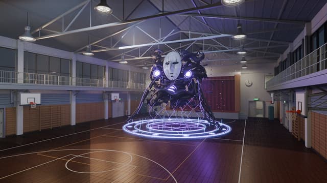 Game Asset - 3D School Gym Boss Arena — output