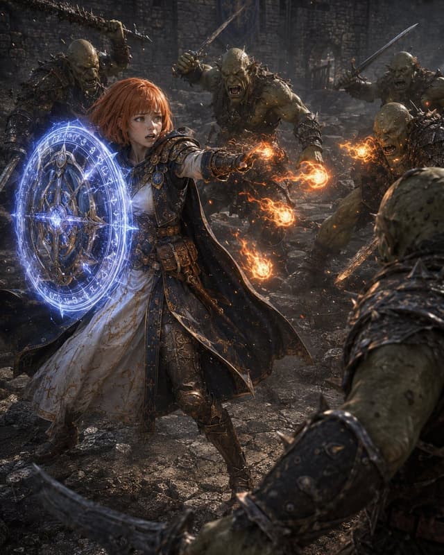 Game Asset - Former Tank Mage Adventurer — output