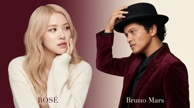 ROSÉ and Bruno Mars Diptych Hero Image — output