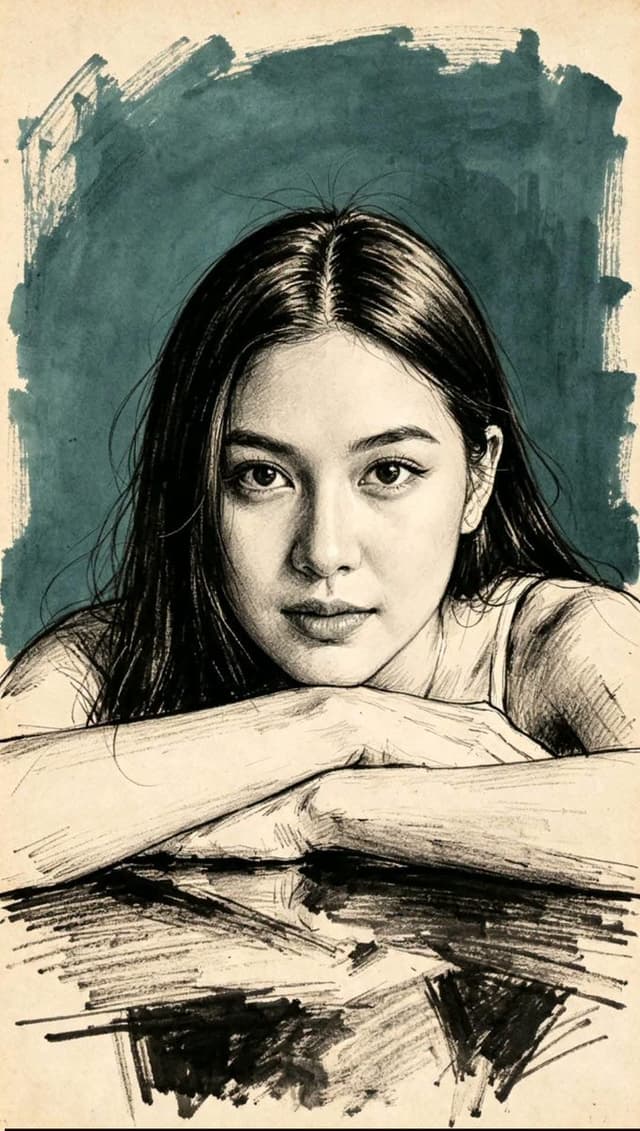 Profile / Avatar - Traditional Masterpiece Sketch Technique — output