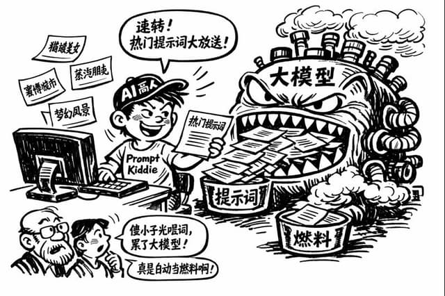 Generating a Satirical Cartoon in Hua Junwu Style — output