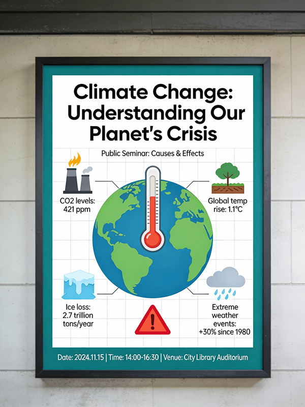 Informative Climate Change Seminar Poster — output
