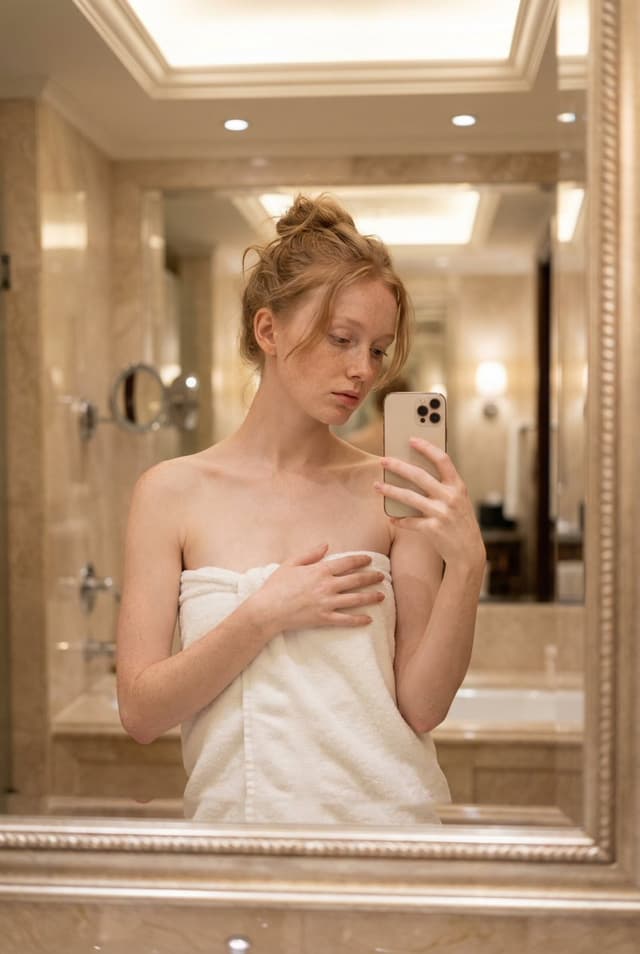 Profile / Avatar - Intimate Mirror Selfie Portrait Prompt — output