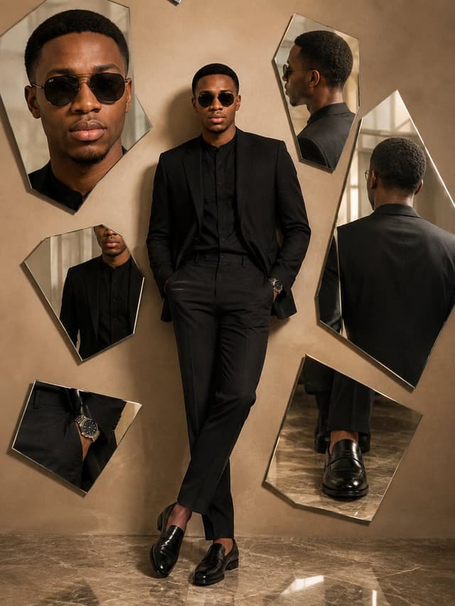 Product Marketing - Luxury Mirror Fragment Fashion Portrait — output