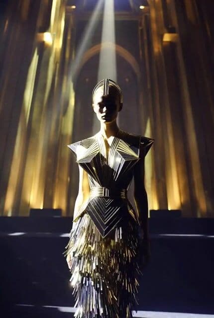 Art Deco Hall Runway Fashion Video — cover