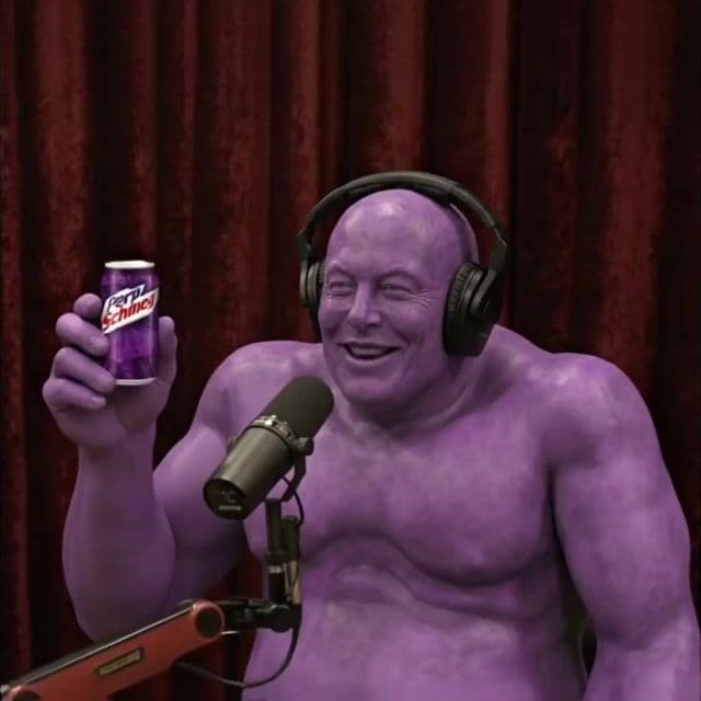 Elon Musk as The Amazing Bulk on Joe Rogan's Podcast — cover