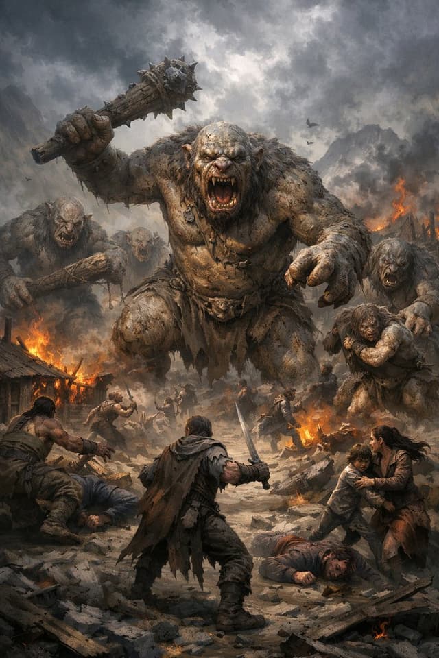 Troll Horde Attack Visualization Prompt (Japanese) — output