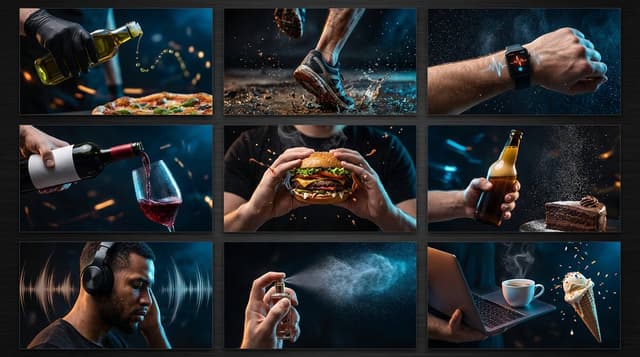 E-commerce Main Image - High-Contrast Product Photography Grid Prompt — output