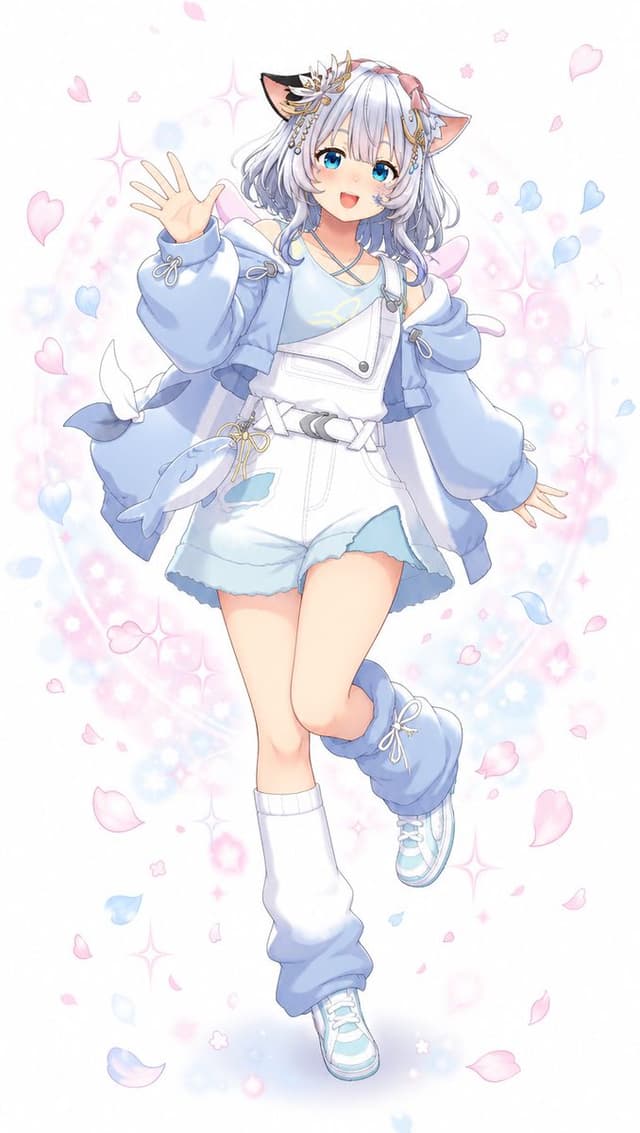Profile / Avatar - Pastel Cat-Eared Anime Girl — output
