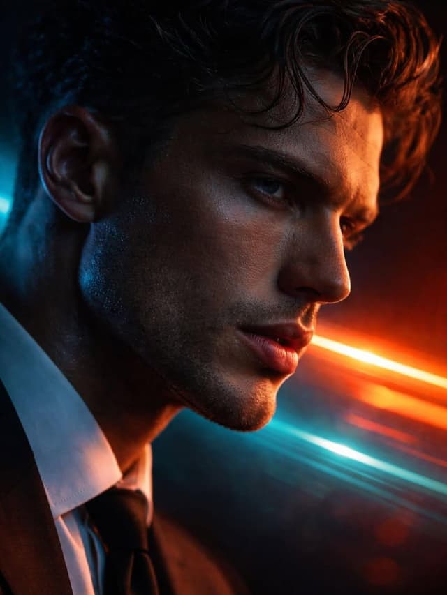 Profile / Avatar - Hyper-realistic Futuristic Noir Portrait Prompt — output