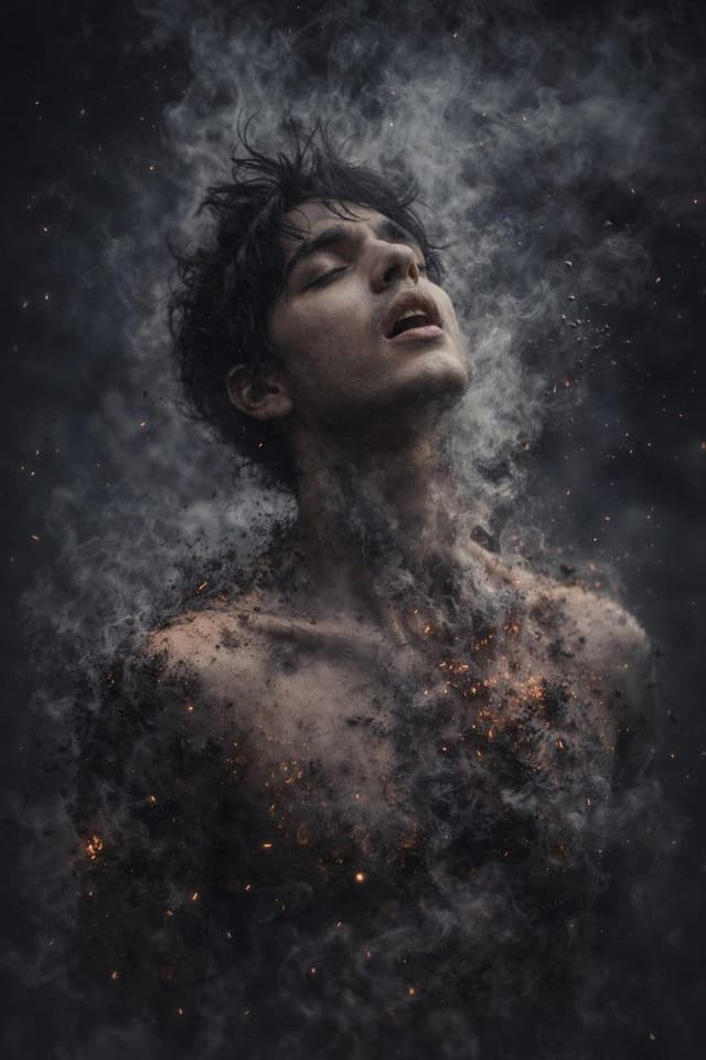 8K Photorealistic Disintegration Effect — output