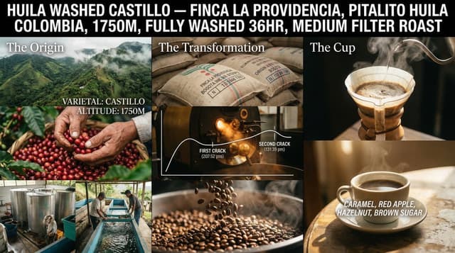 Product Marketing - Coffee's Journey Board prompt for Nano Banana 2 — output