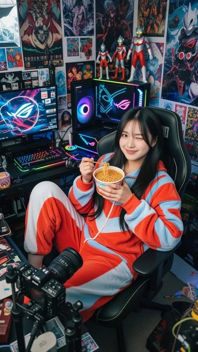Profile / Avatar - Cosy Gamer Girl Room Aesthetic — output