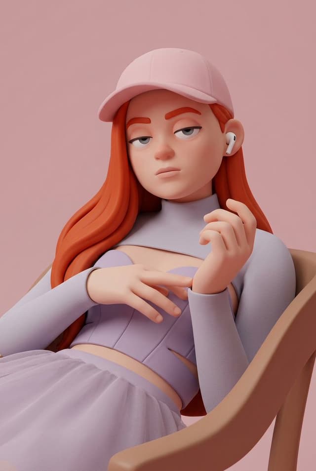 Game Asset - Minimalist 3D Character Style Transfer — output