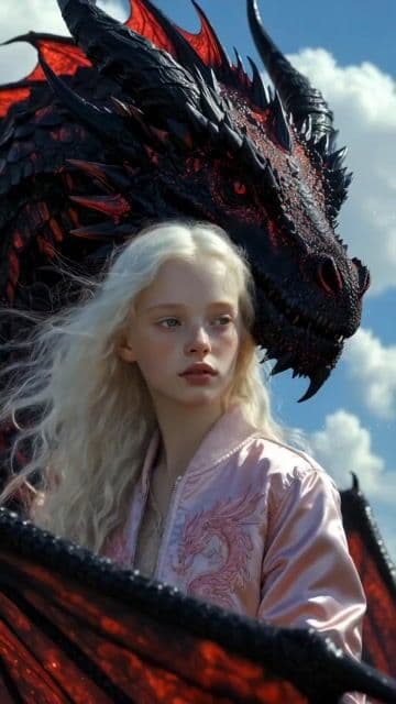 Girl and Dragon Cinematic Orbit — cover
