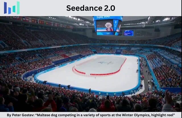 Maltese Dog at Winter Olympics Highlight Reel — cover