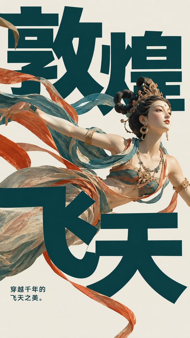 Product Marketing - Dunhuang Flying Apsara Poster — output